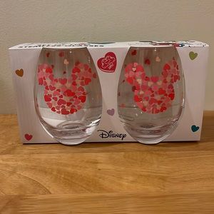 Disney Mickey & Minnie Stemless Glasses